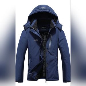 DLGJPA Women's Mountain Waterproof Ski Jacket Hooded